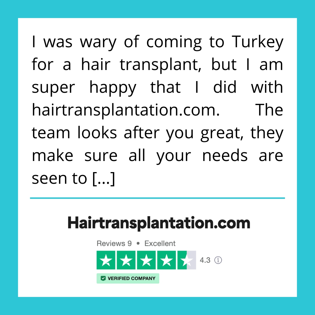 I was wary of coming to Turkey for a hair transplant, but I am super happy that I did with hairtransplantation.com. The team looks after you great, they make sure all your needs are seen to [...]